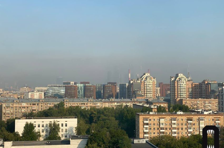  В Москве снова запах гари и смог