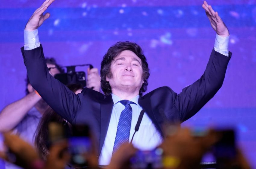  Милей побеждает на выборах в Аргентине