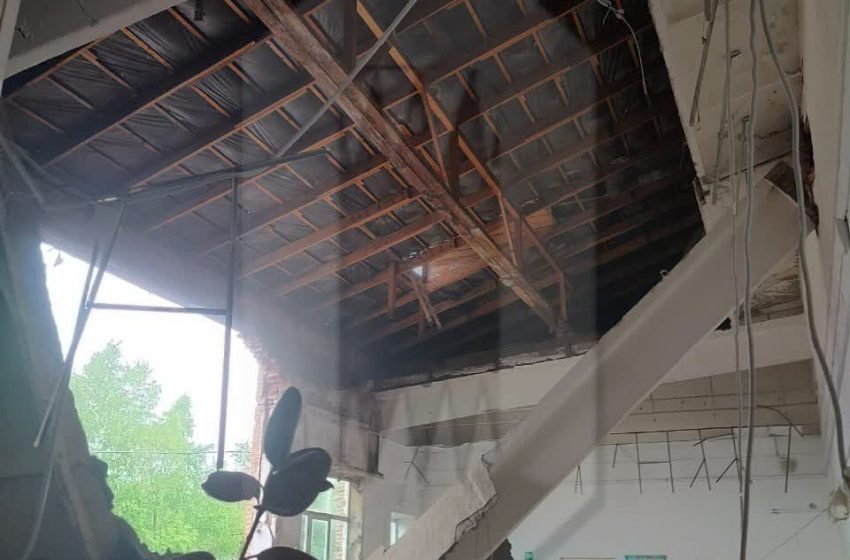 В Приморском крае часть сельской школы обрушилась перед ЕГЭ по математике