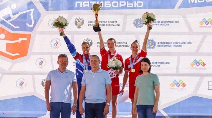  Спортсмены из Подмосковья завоевали четыре медали по пятиборью.