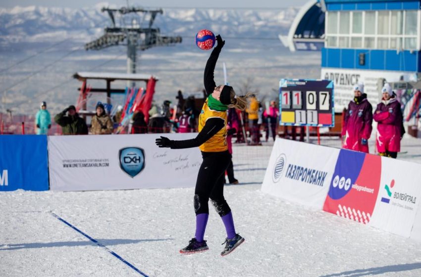  В Подмосковье завершился этап чемпионата России по волейболу на снегу. 