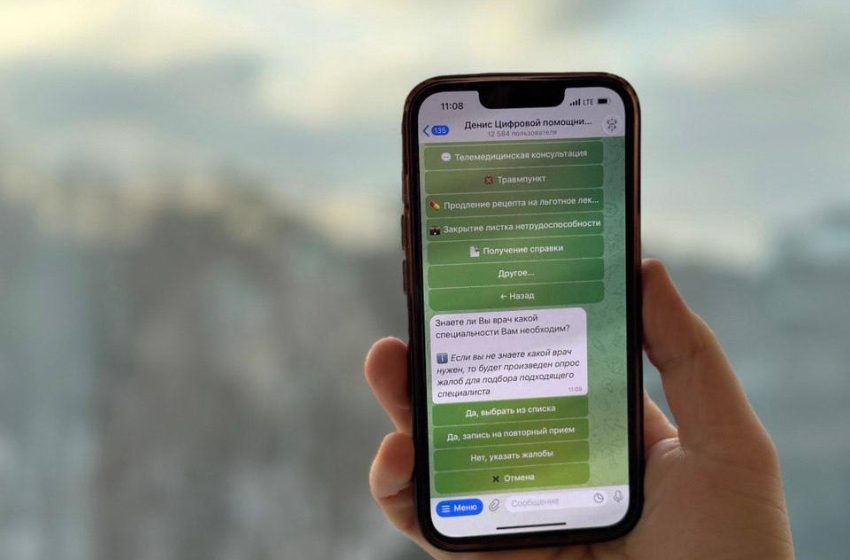  Чат-бот Денис собрал почти 515 тысяч жалоб на здоровье перед записью к врачу. 