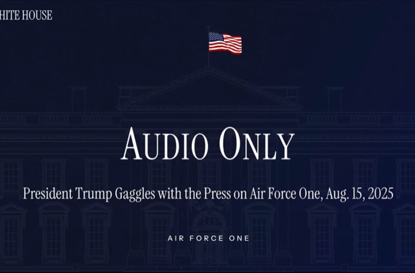  Основные заявления Трампа с президентского борта перед вылетом на Аляску: